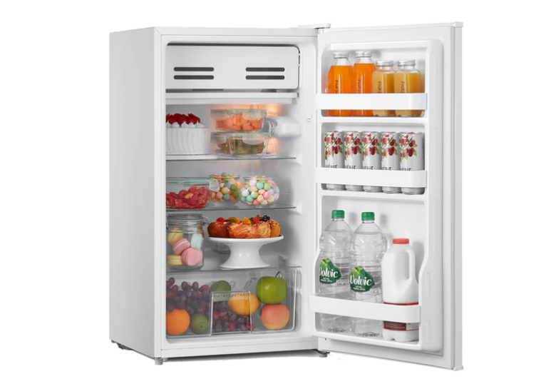 COMFEE'   RCD93WH2(E)   Under   Counter   Fridge,   93L   Small   Fridge   with   Cooler   Box,   Interior   Light